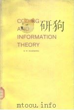 CODING AND INFORMATION THEORY     PDF电子版封面  0131391399   