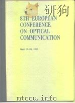 8th european conference on optical communication PDF电子版封面
