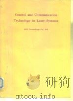 Control and Communication Technology in Laser Systems     PDF电子版封面  0892523298   