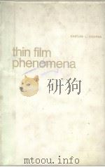 Thin film phenomena     PDF电子版封面     