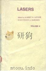 Lasers A series of advances V.4 1976 PDF电子版封面 0824714105