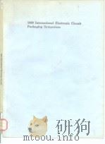 1969 International Electronic Circuit Packaging Symposium PDF电子版封面