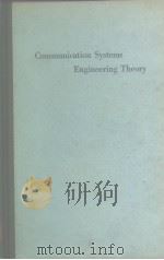 Communication systems engineering theory. PDF电子版封面