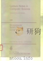 Microcomputer system design 1981 PDF电子版封面 0387111727