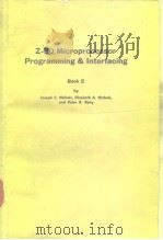 Z-80 MicroprocesscrProgramming & Interfacing 1979. PDF电子版封面