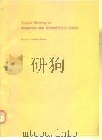 Topical Meeting on Integrated and Guided-Wave Optics     PDF电子版封面     