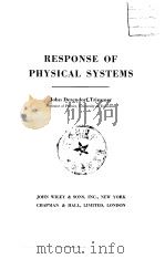 Response of Physical Systems PDF电子版封面 J.D.Trimmer