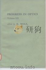Progress in optics V.12.1974 PDF电子版封面