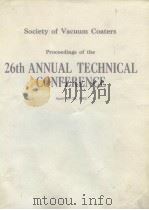 26th Annual Tachnical Conference 1983 PDF电子版封面
