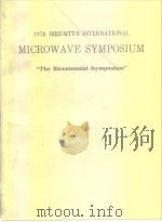 1976 IEEE MTT-s international microwave sym0osium PDF电子版封面