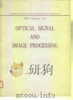 Optical Signal and Image Processing PDF电子版封面