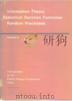 Transaions of the 8th Prague conference on information theory statistional decision functions random PDF电子版封面