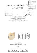 Linear Feedback Analysis PDF电子版封面