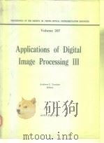 Applications of Digital Image Processing 3.1979. PDF电子版封面
