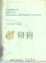 Proceedings of melecon'85 Mediterranean Electrotechnical Conference Vol.2 Digital Signal Proces PDF电子版封面