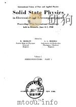 Solid stste physics in electronics and telecommunications.Vol.01-2 part 1-2. PDF电子版封面