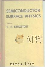 Semiconductor Surface Physics PDF电子版封面