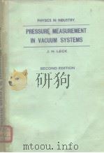 Pressure Measurement In Vacuum Systems PDF电子版封面