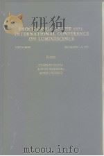 Proceedings of the 1975 internarional conference on luminescence.1975. PDF电子版封面