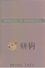 Fluorescence and Phosph orescence PDF电子版封面