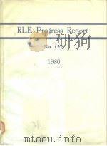 RLE PROGRESS REPORT No. 122 1980 PDF电子版封面