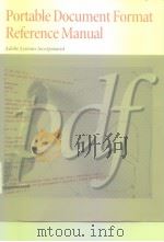 Portable Documet Format Reference Manual PDF电子版封面 0201626284