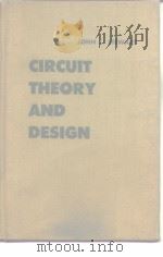 Circuit Theory and Design PDF电子版封面