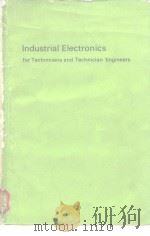 Industrial Electronics for Technicians and technician Engineers PDF电子版封面