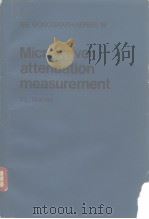 Microwave attenuation measurement PDF电子版封面 F.L.Warner