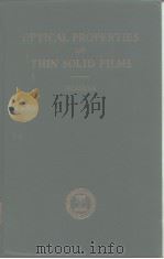 Optical Properties of Thin Solid Films     PDF电子版封面     