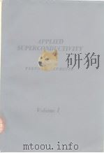 APPLIED SUPERCONDUCTIVITY Volume I、Volume II PDF电子版封面 012517702X