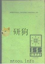 INTERNATIONAL SWITCHING SYMPOSIUM 1972 PDF电子版封面
