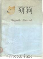 Magnetic Materials 1970 PDF电子版封面