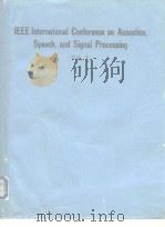 IEEE International Conference on Acoustics Speech and Signal Processing Vol.1-4 PDF电子版封面