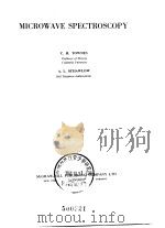Microwave spectroscopy PDF电子版封面