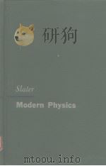 Modern Physics PDF电子版封面
