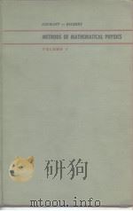 METHODS OF MATHEMATICAL PHYSICS VOL.1 PDF电子版封面