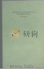 ADVANCES IN ELECTRONICS AND ELECTRON PHYSICS VOLUME 35 PDF电子版封面