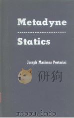METADYNE STATICS PDF电子版封面