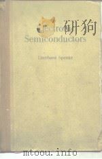 Electronic semiconductors PDF电子版封面