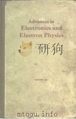Advances in Electronics and Electron Physics PDF电子版封面