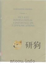 CONFERENCE RECORD Volume 2  1975 IEEE INERNATIONAL CONFERENCE ON COMMUNICATIONS     PDF电子版封面     