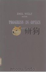 PROGRESS IN OPTICS VOL.2 PDF电子版封面