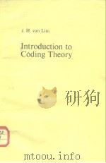 Introductionto Coding Theory PDF电子版封面 0387112847