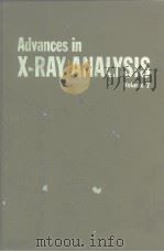 ADVANCES IN X-RAY ANALYSIS Volume 7 PDF电子版封面