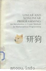 Linear and nonlinear programming an introduction to linear methods in mathemathical programming 1985     PDF电子版封面     