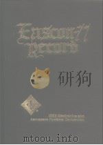 EASCON-77 record:IEEE electronics and aerospace systems convention 1977（ PDF版）