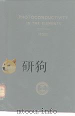 Photoconductivity in the elements     PDF电子版封面     
