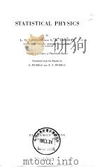 Statistical physics. PDF电子版封面