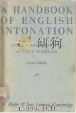 A HANDBOOK OF ENGLISH INTONATION PDF电子版封面